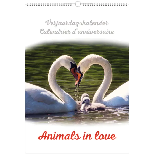 Verjaardagskalender 'Animals in Love'