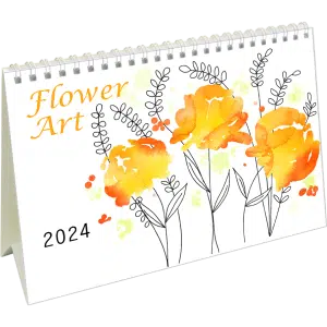 Kantoorkalender Flower Art 2024