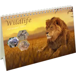 Kantoorkalender Wildlife 2024