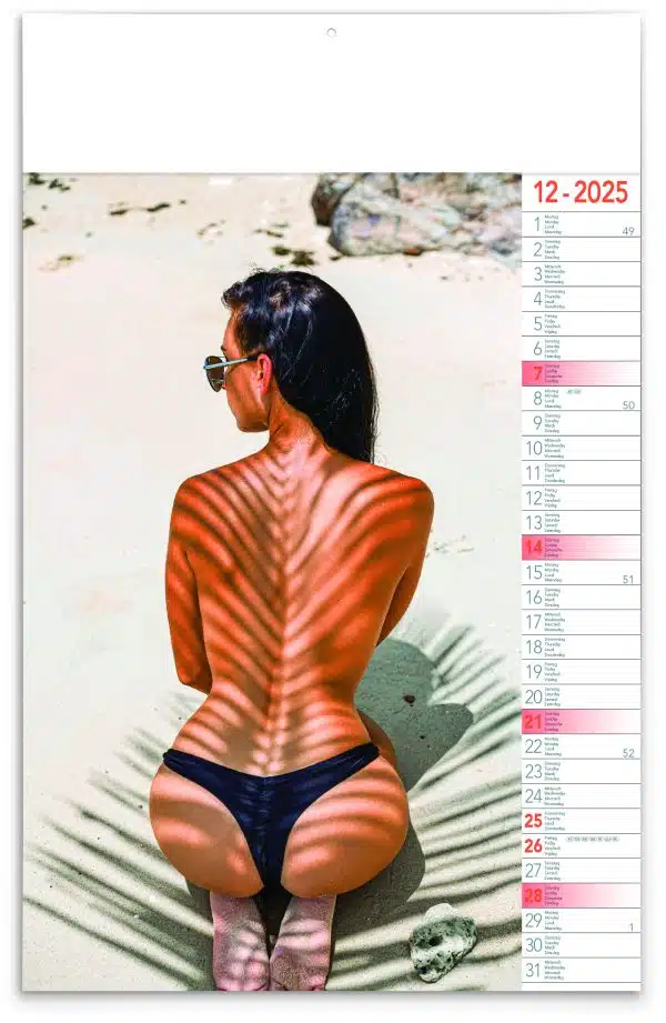 Kalender Tropical Girls 2025 - December