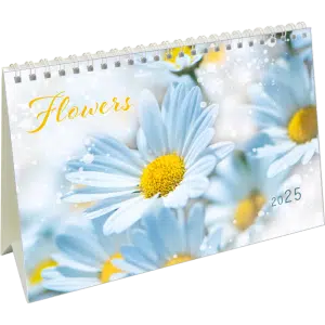 Bureaukalender Flowers 2025