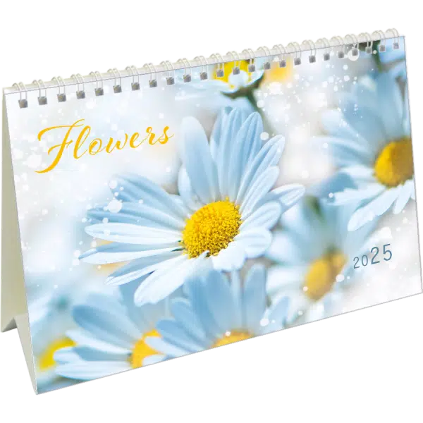 Bureaukalender Flowers 2025