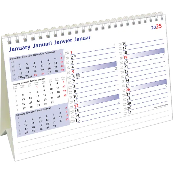 Bureaukalender International Memo 2025