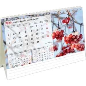 Bureaukalender Beautiful Nature 2025 - Januari