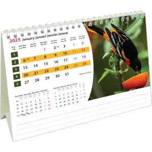 Bureaukalender Wildlife 2025 - Januari