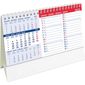 Bureaukalender Belgium Memo 2025