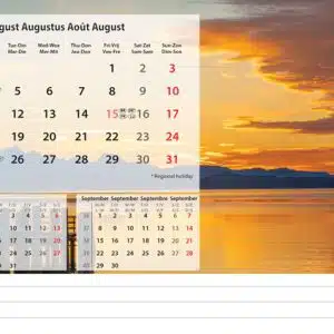 Bureaukalender Beautiful Nature 2025 - Augustus