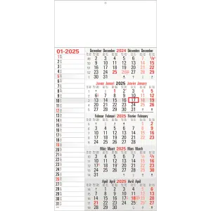 5-maandkalender Memo 2025