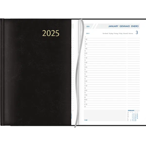 Agenda Daily 2025 zwart