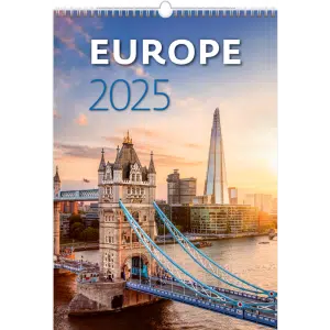 Muurkalender Europe 2025