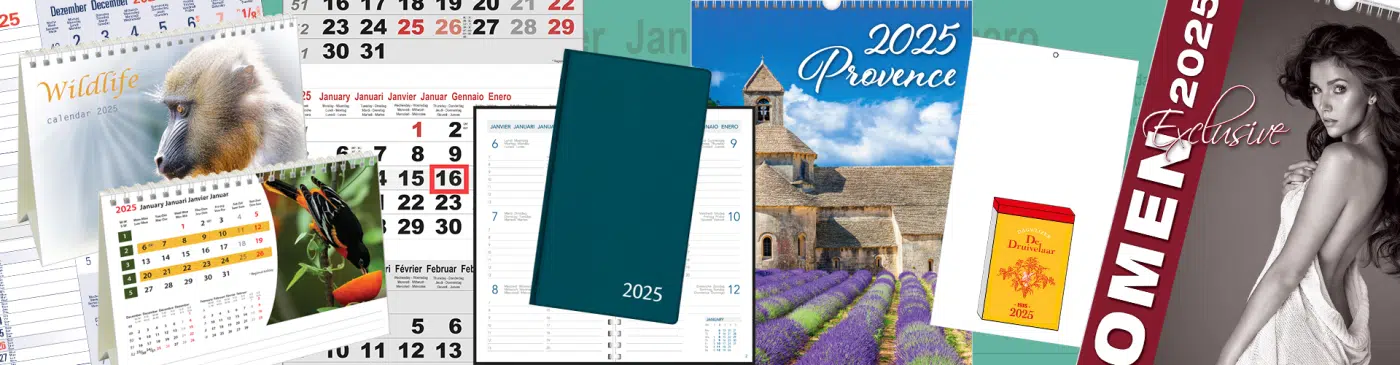 Kalenders en agendas 2025