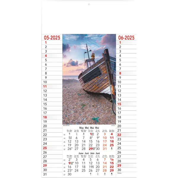 Muurkalender Seaside 2025 - pagina 3